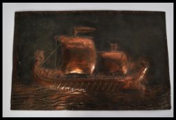 An early 20th century copper arts and crafts Newly