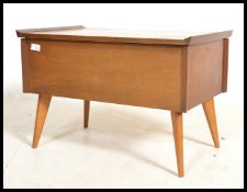 A vintage mid 20th Century work box/ sewing box, h