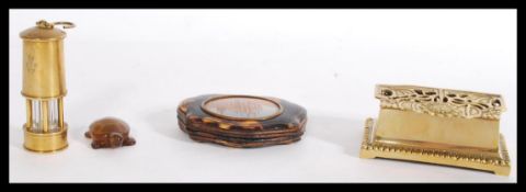 A collection of items to include a 19th Century Gr