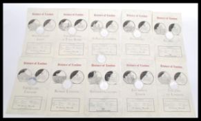 A collection of eleven silver 925 History of Londo