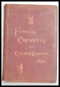 Famous Cricketers and cricket grounds 1895 by C W Alcock published by Hudson & Kearns London each