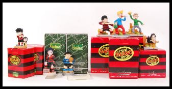 ROBERT HARROP ' THE BEANO , DANDY COLLECTION ' BOXED FIGURES