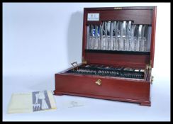 A Selfridges one hundred and fifty piece Arthur Price Sovereign pattern silver plated canteen of