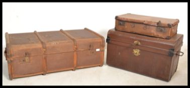 A group of vintage 20th century retro luggage to i