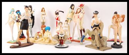 EROTIC AND HENTAI RELATED RESIN FIGURES.