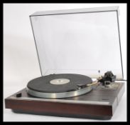A retro 20th Century stunning Thorens TD 321 suspended chassis turntable. When closed measures 15.