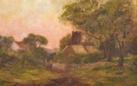 Charles B Dickens. A 19th century oil on canvas pa