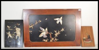 A group of early 20th century Japanese shibayama p