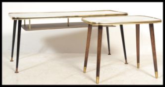 A pair of vintage mid 20th Century coffee tables,