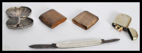 A collection of vestas from the early 20th century