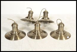 A group of five large contemporary ufo - space age