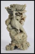 A vintage 20th century Chinese carved jade type so