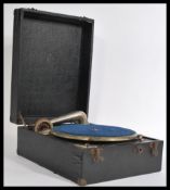 A vintage early 20th Century circa 1920's black vi