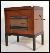 A walnut cased Art Deco HMV - His Masters Voice gr