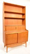 Bornholm Mobler - A 1960's retro Danish Teak room divider bookcase having an open shelf upright back