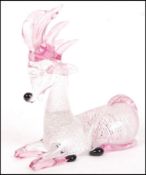 Alfredo Barbini - Murano - An Italian mid 20th Century retro vintage studio art glass sculpture /