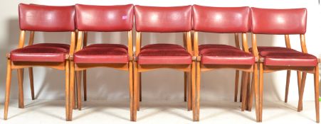 Ben Chairs ' Benchairs ' of Stowe - A set of 10x mid 20th Century retro vintage dining chairs having