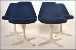 Arkana - Maurice Burke - Model 115 - A retro mid Century set of four original tulip chairs having