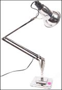 Anglepoise - model 1227 - A contemporary retro vintage chromed anglepoise with the two step square