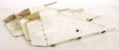 Military Interest - A set of 3x Test Vertical Stabiliser Uprights believed to be off a military