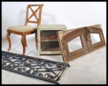 A collection of French furniture to include a sing