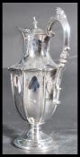 A 19th century Victorian silver plated EPBM claret