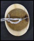 A 19th century Victorian hand carved ivory cameo b