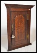A 19th century Georgian hanging country oak corner