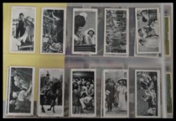 An album containing a collection of vintage cigare