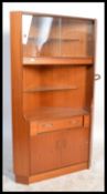 A retro 20th Century G - Plan a teak corner unit,