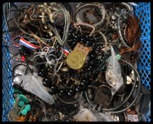 A collection of costume jewellery dating to the 20