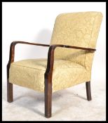 An early 20th Century Art Deco open framed beech a