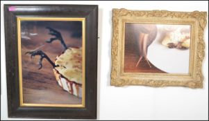 A pair of Photographic visual and graphic art inkj