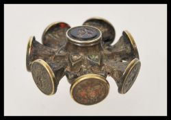 A 19th century Victorian multiple intaglio seat having seven different seals. Please see images.