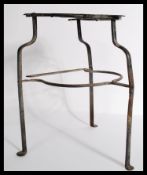 An 18th century Georgian fretwork brass and steel
