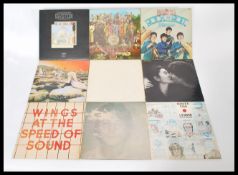 A good collection of vinyl long play LP records to include John Lennon - Imagine, Shaved Fish,
