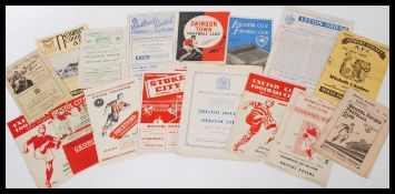 A collection of vintage 20th Century football programmes relating to Bristol Rovers dating to the