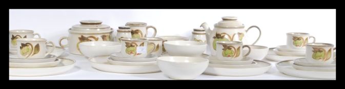 A vintage 20th century stoneware dinner service in