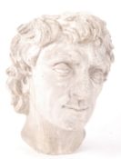 A 20th Century Neo Classical plaster cast head / b
