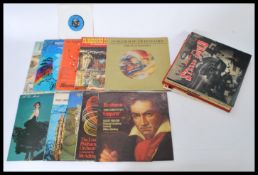 A collection of vinyl long play LP records to include mainly classical by various composers and
