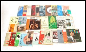 Jazz - A collection of Long Play / LP vinyl records featuring many artists in 12