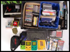 ASSORTED VINTAGE GAMES , CONSOLES AND MERCHANDISE