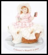A Royal Doulton Advertising figure for Colman's Starch entitled Colman's Starch Girl MCL31 limited