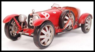 VINTAGE STYLE TIN PLATE RACING CAR