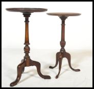 A 19th century Victorian mahogany wine table raise