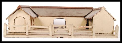 PRE WWII SECOND WORLD WAR BRITAINS STYLE WOODEN TOY FARM