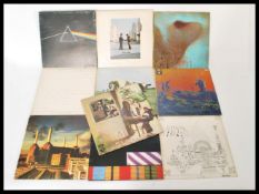 Pink Floyd - A collection of vinyl long play LP records by Pink Floyd to include Relics,