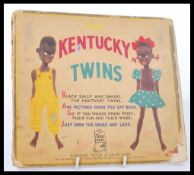 Raphael Tuck & Sons, c1930's ' Kentucky Twins ' children's book. ' Black Sally & Sambo, The Kentucky