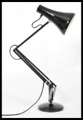 A 20th century vintage Industrial Anglepoise desk lamp by Herbert Terry. Black colourway with