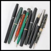 A group of vintage 20th century fountain and other